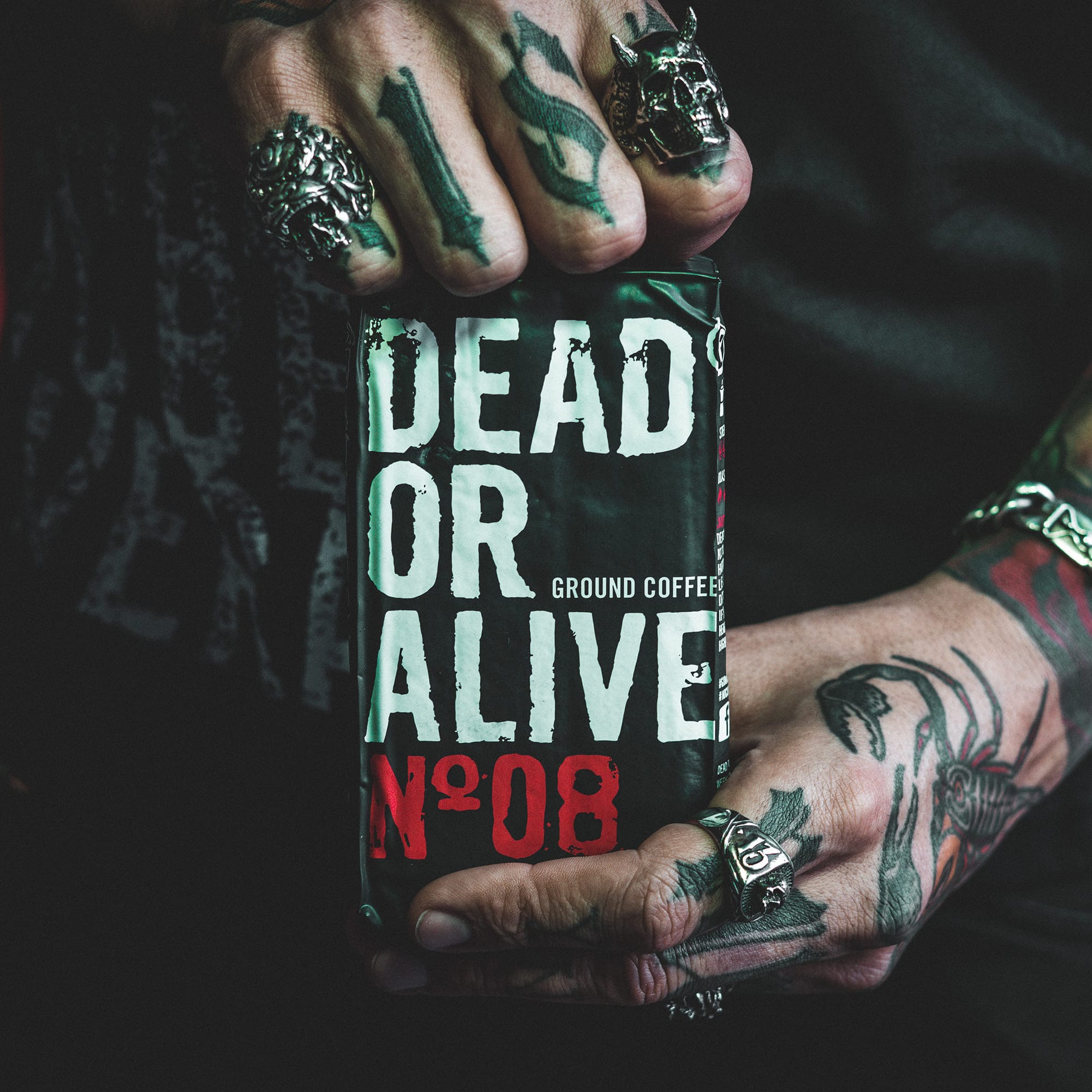 KAFFEE GEMAHLEN DEAD OR ALIVE COFFEE No8 2x250g Moka gemahlen DEAD OR ALIVE COFFEE No8 2x250g Moka gemahlen