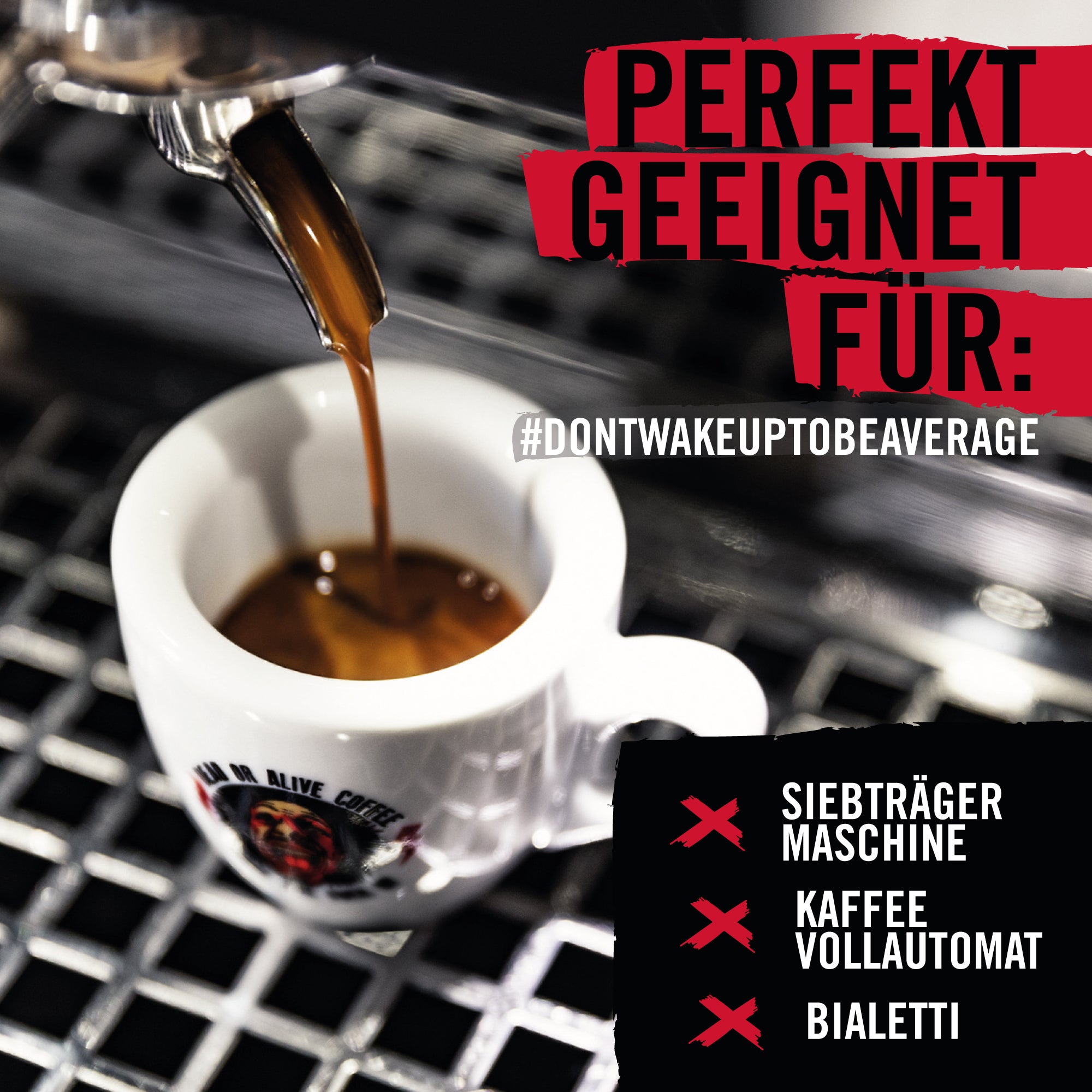 DEAD OR ALIVE COFFEE No3 500g Espressobohnen