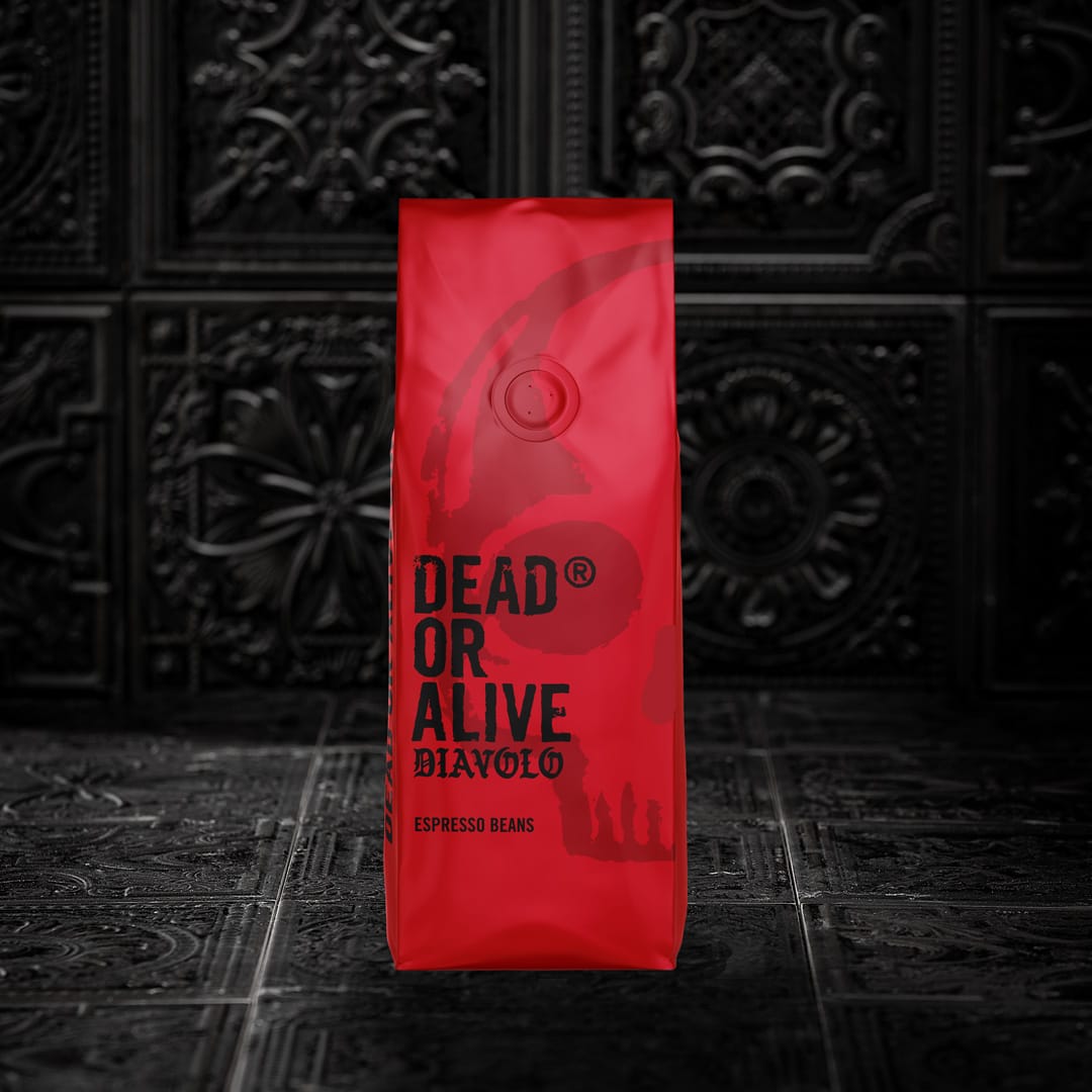 KAFFEE BOHNEN DEAD OR ALIVE COFFEE Diavolo Espressobohnen DIAVOLO Espressobohnen – Extra Dark Roast | DOAC