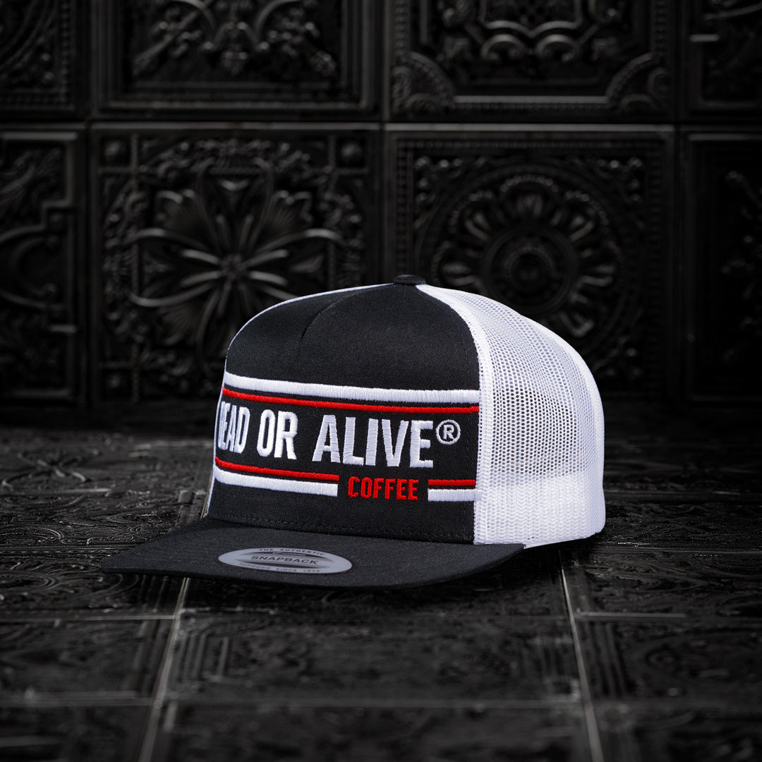 DEAD OR ALIVE COFFEE TRUCKER HAT
