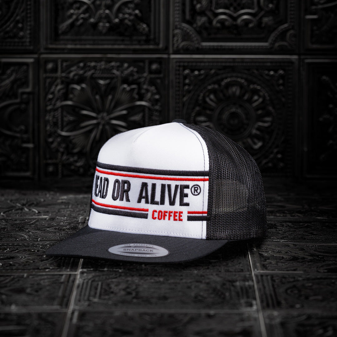 DEAD OR ALIVE COFFEE TRUCKER HAT
