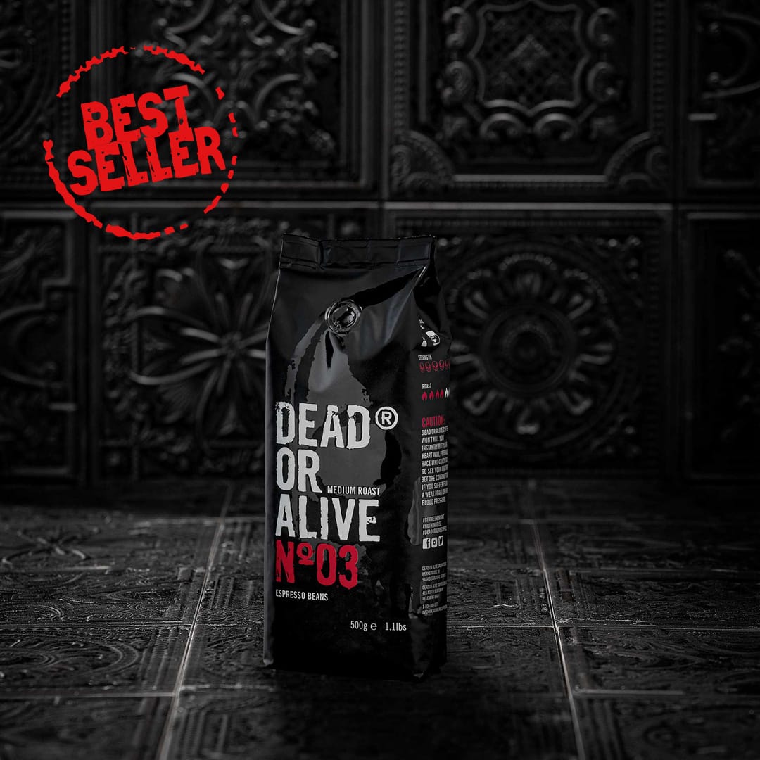 KAFFEE BOHNEN DEAD OR ALIVE COFFEE No3 500g Espressobohnen DEAD OR ALIVE COFFEE No3 500g Espressobohnen