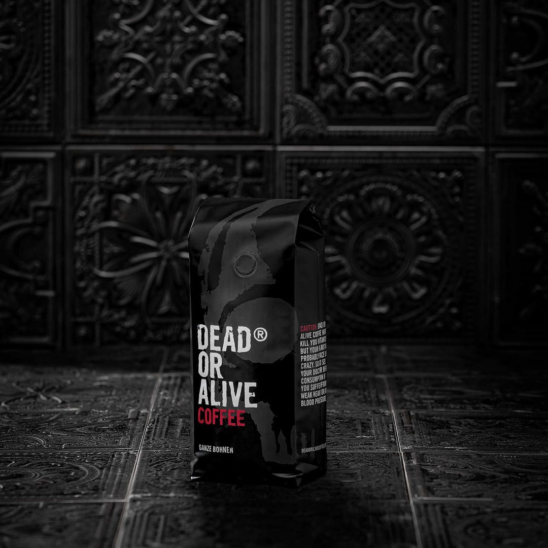 KAFFEE BOHNEN DEAD OR ALIVE COFFEE ORIGINAL 500g Kaffeebohnen DEAD OR ALIVE COFFEE Original 500g