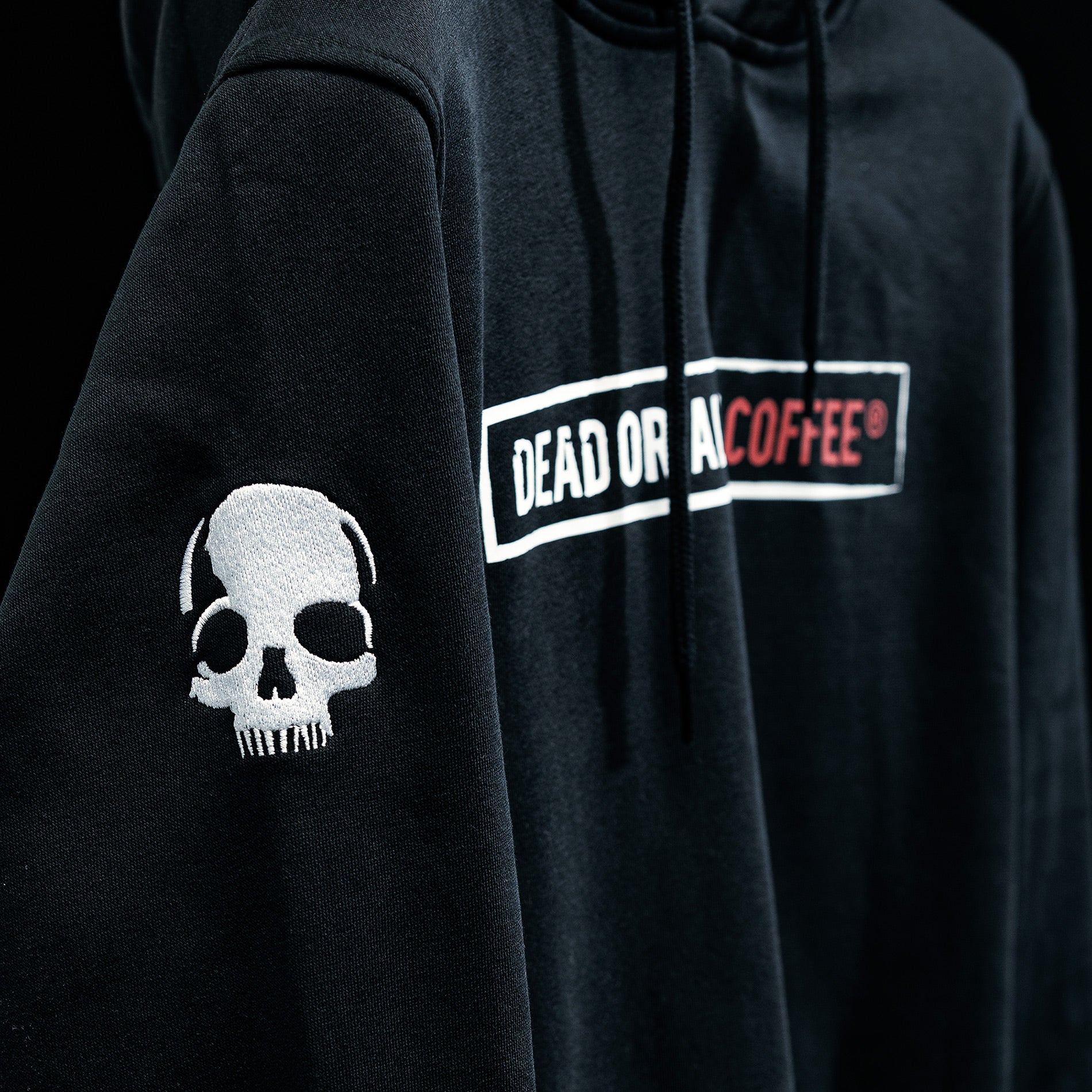 DEAD OR ALIVE COFFEE CLASSIC HOODIE UNISEX