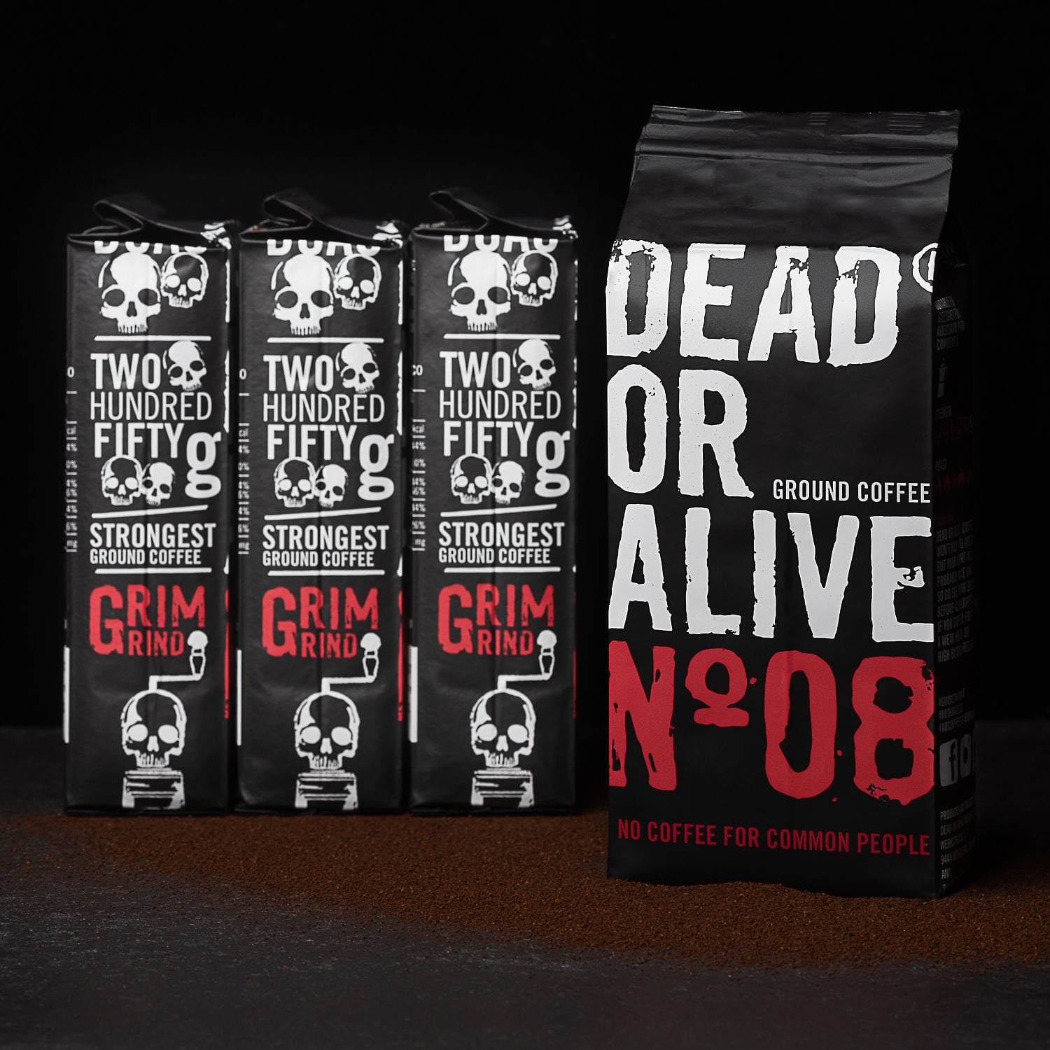 BIG PACK - DEAD OR ALIVE MOKA Nº08 - coffee beans, strong coffee beans, Best coffee beans, Dead or alive coffee beans